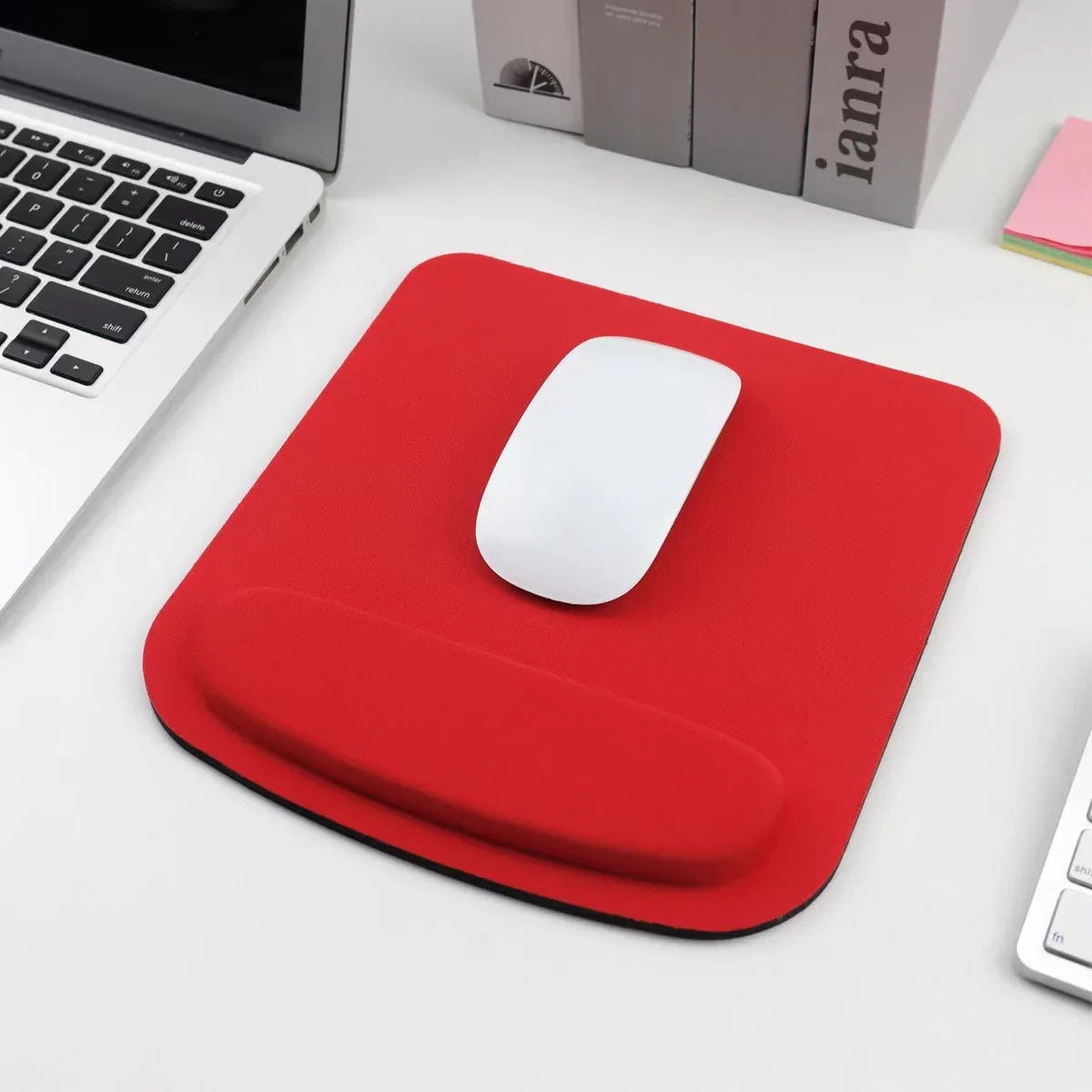EVA Foam Wrist Mouse Pad Simple Solid Color Comfortable Thick Sponge Mouse Gaming Pc Keyboard Desk Mat 210X230MM