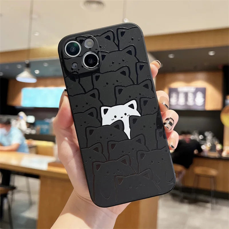 Cute Cartoon Cat Phone Case
