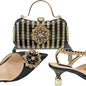 Lastest Italian Ladies Shoes with Matching Bag Set HKK1-6