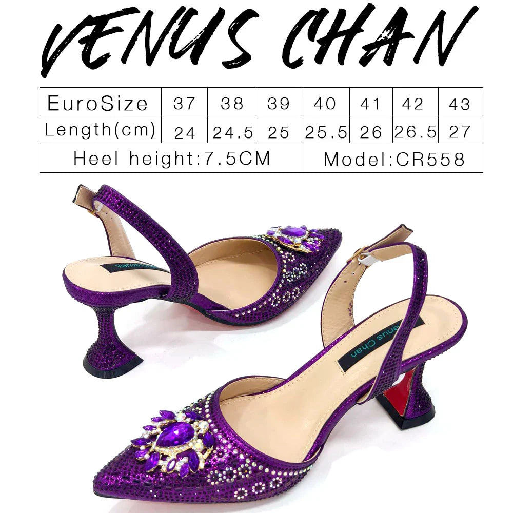 Italian Shoes and Bags Matching Set for Women INS New