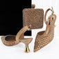 Lastest Italian Design Ladies Shoes with Matching Bag Set HZS1-1