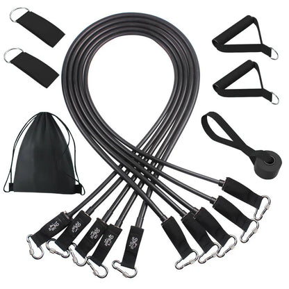 Wrapped Resistance Band Elastic Band Strength Training Rod Set Resistance Fitness Equipment Sports Belt Sports Equipment