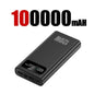 120W Fast Charging Powerbank Portable Digital Display 200000mAh Super Large Capacity External Battery For iPhone 16 Huawei MIJIA