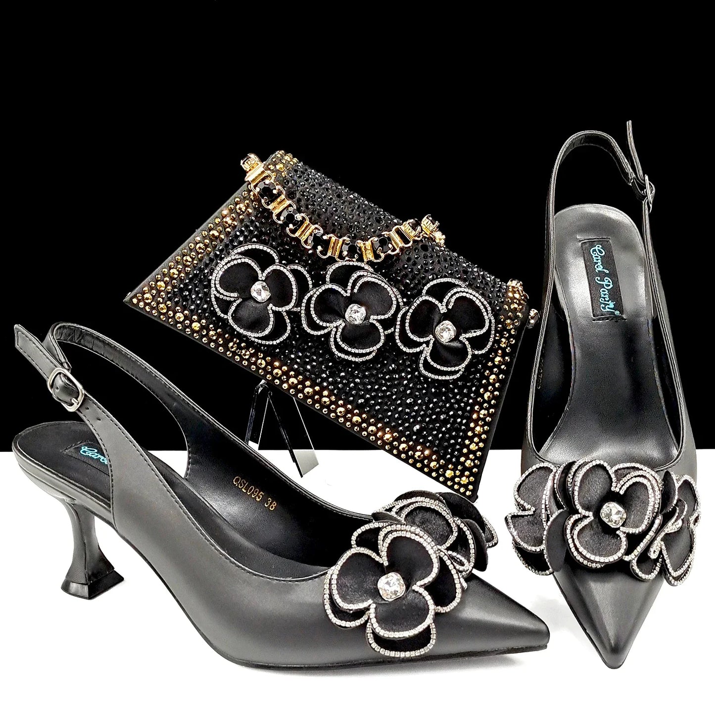 Italian Shoes And Bag Sets For Evening Party HQS1-28