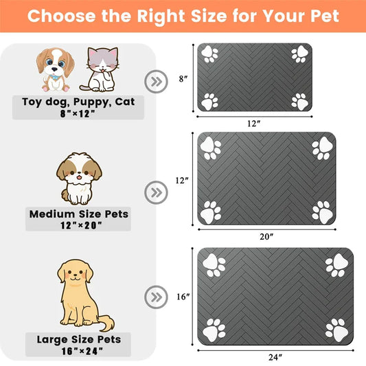 Pet Feeding Dropshipping Pet Placemat for Food and Water Bowl