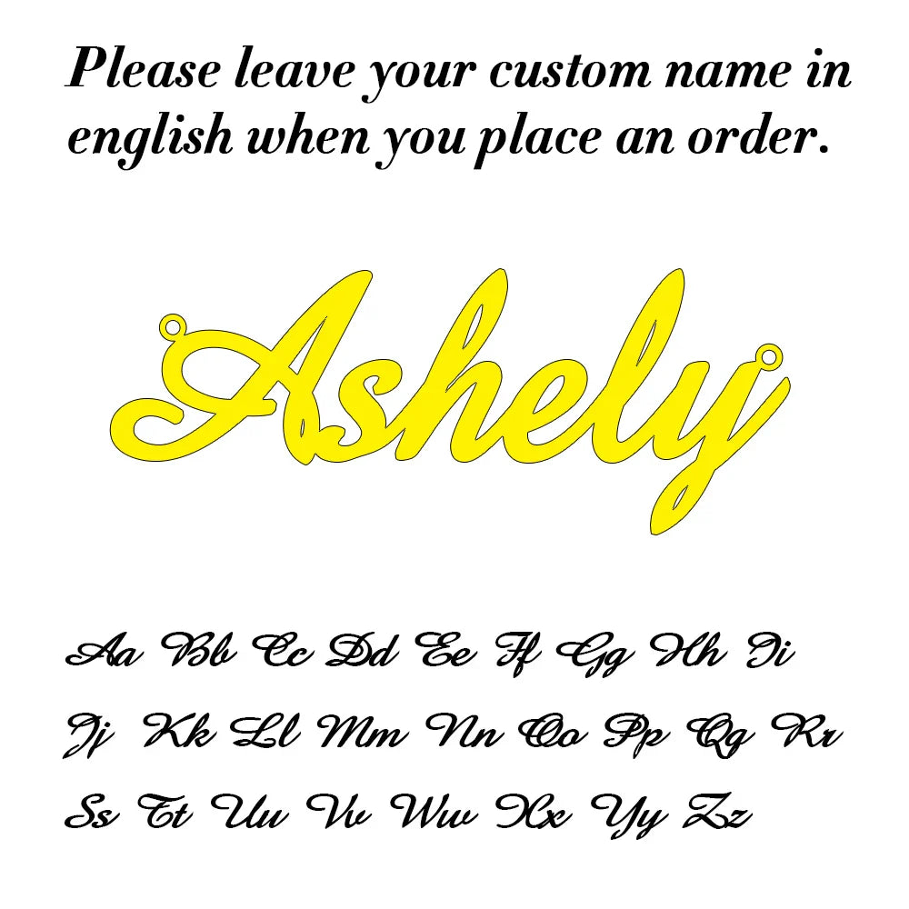Personalized Gold Name Necklace