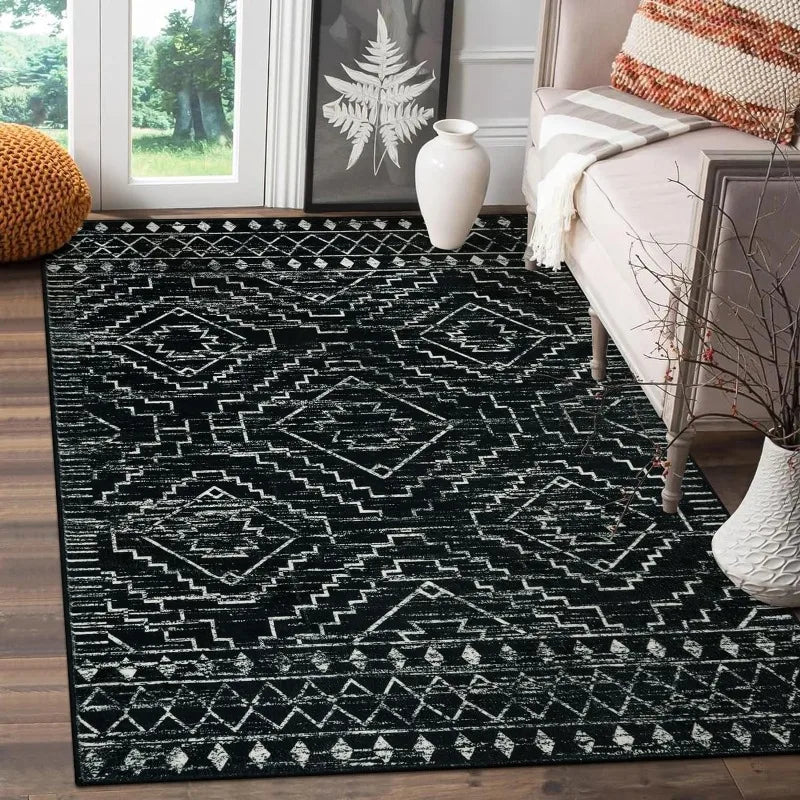 Moroccan Rugs for Living Room Geometric Tribal Bedroom