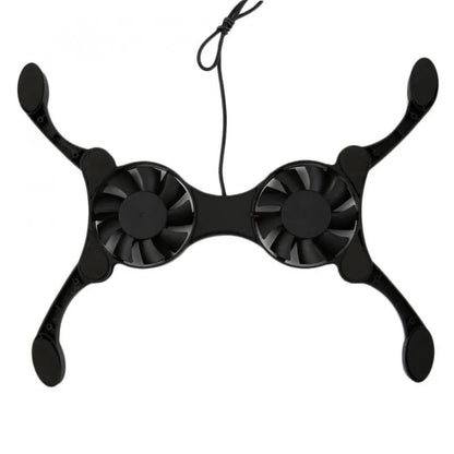 Foldable Radiator Laptop Cooling Pad Computer Accessories USB Mini Laptop Portable Dual Fan Stand