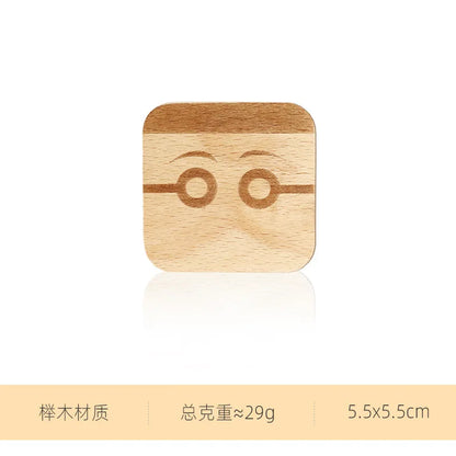 1Pc Star Moon Wooden Hook Multi-Purpose Key Holder Coat Storage Rack Wall Self Adhesive Hook Children Room Decoration Gadgets