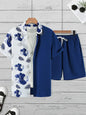 Resort wear Luxury Style Men's Short-sleeved outfit