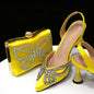 Woman Shoes And Matching Bag Set