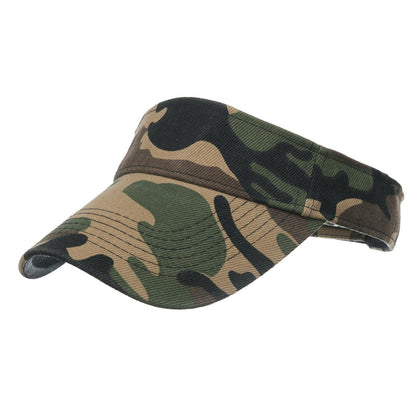 Camouflage Breathable Sun Hats Women Adjustable Visor UV Protection Tennis Running Sunscreen Hat