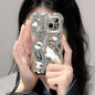 Japan Korea 3D Meteorite Pearl Cream White Soft IMD Phone Case