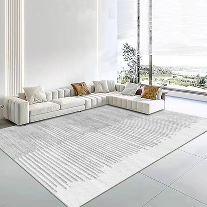 Modern Minimalist Geometric Patterned Living Room Bedroom Rugs Soft Texture Anti-Slip Stylish Home Floor Decor