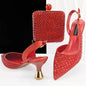Lastest Italian Design Ladies Shoes with Matching Bag Set HZS1-1