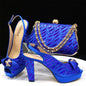 Italian Shoes And Bag Sets For Evening Party With Stones HJK1-60