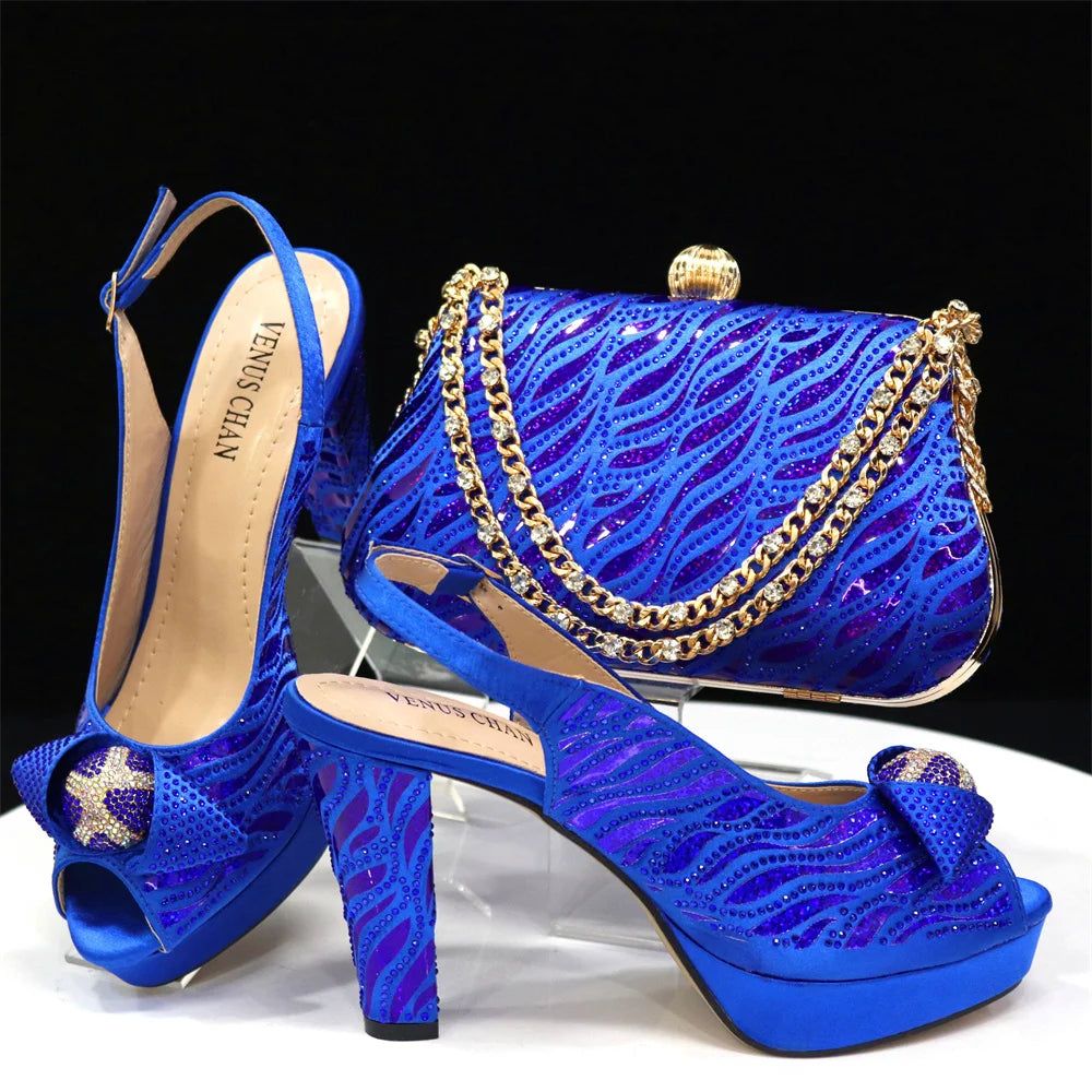 New Arrival Shoes and Matching Bags Set HJK1-58