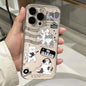 Black Guitar Music Cat Phone Case