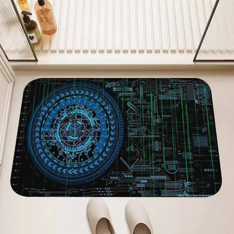 Classic Gramophone Rugs for Living Room Bedroom Kitchen Entry Door Mat Home Decor Area Carpets Personalized Gift Floormats