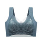 FallSweet Ice Silk Wireless Bra – Seamless Lace Bralette for Comfort