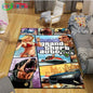 Video Game Rug Retro CD Rug Popular Game Rug Gamer Room Decor Gamer Gift DVD Rug for Teen Room Birthday Gift Non Slip Washable