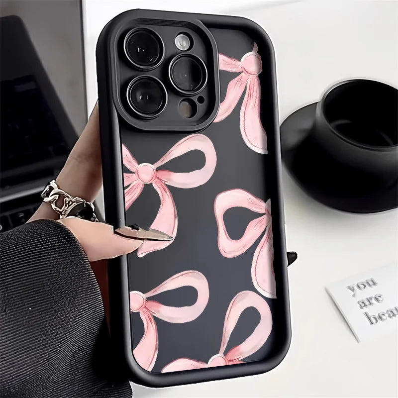 Cute Pink Bowknot Bow Phone Case