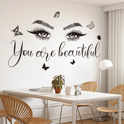 Home Decoration Black Eye Inspirational Wall Decal