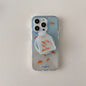 Cute Gradient Color fish Wireless Charge Phone Case