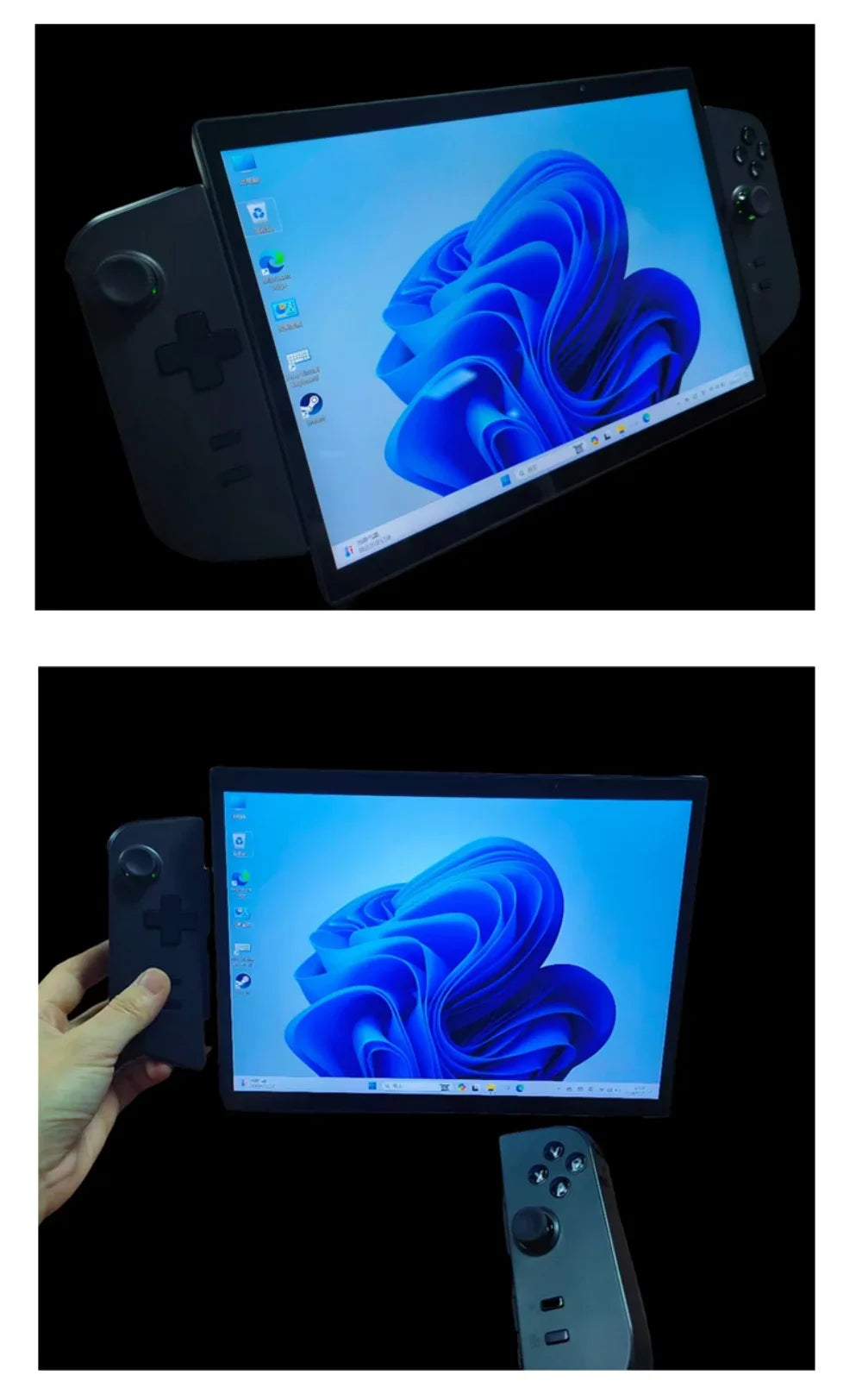 10.5" Handheld Gaming PC - Intel N95, 16GB RAM, Detachable Gamepad
