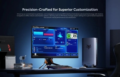 New AtomMan Gaming Mini PC G7 Ti /G7 Ti SE Intel Core i9-14900HX/ i7-14650HX+RTX 4070 DDR5 Minisforum AI Graphics Gaming Mini PC