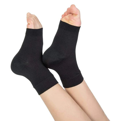 1 Pair Plantar Fasciitis Socks Sleeves, 20-30mmHg Compression Socks for Ankle Support, Injury Recovery, Eases Swelling Women Men
