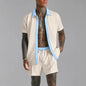 Retro cool summer Men's beach shorts set
