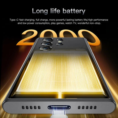 SERVO S24 Mini Pocket Smartphone 2GB 16GB 4G Netcom Android Native System MT6737 WIFI Hotspot Small Palm Smart Phones New Update