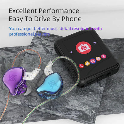 KZ EDC HiFi Earphones with Microphone Noise Cancelling In-ear Wired Headphones Sports Music Gaming Monitor Earbuds Headset