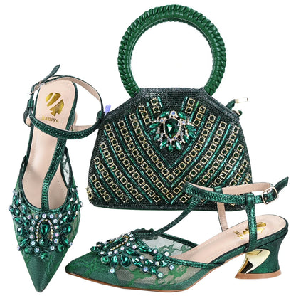 Italian Shoes And Bag Sets For Evening Party HY1-6