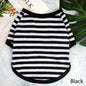 Stripe Spring Dog T-shirt Soft Small Medium Dog Puppy Clothing Shirt Vest Printed Pet Dog Puppy Vest T-shirt Dog Cloth
