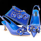 Italian Shoes And Bag Sets With Stones HQS1-28