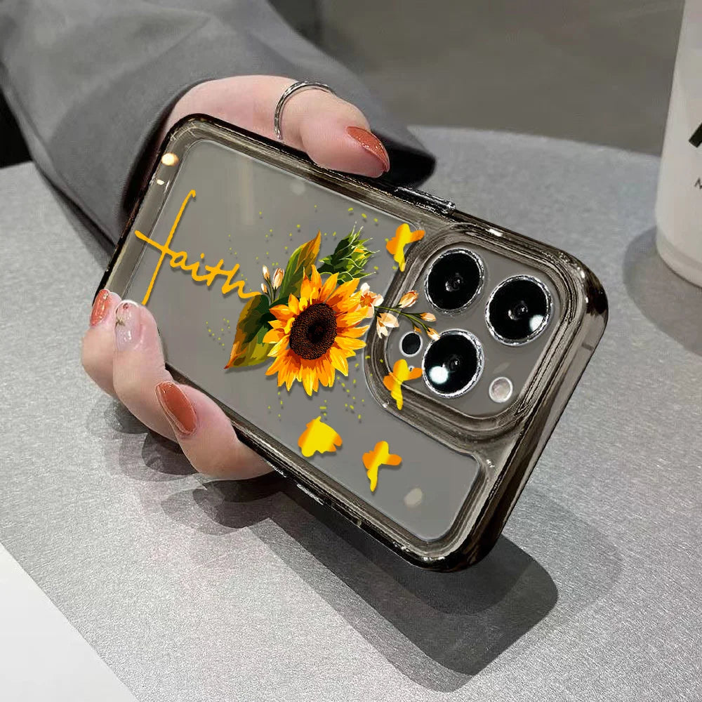 Aesthetic Sunflower Cover Soft Silicone Phone Case Aesthetic Sunflower Cover