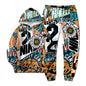 European New Style Letter Hip-hop 3D Digital Printing Fashion Casual Sports Youth Men And Women Hoodie Long Pants 2-Piece Sets