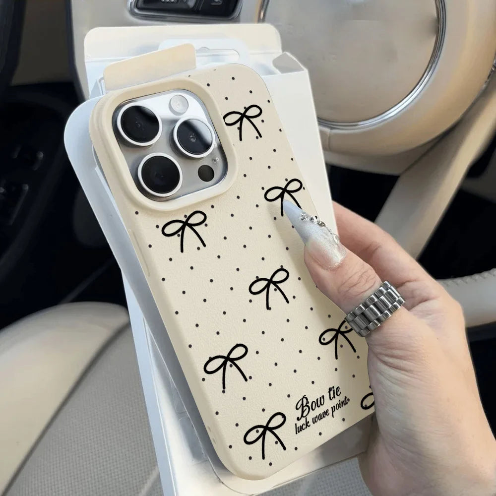 Korean Ins Cute Polka Dot Phone Case