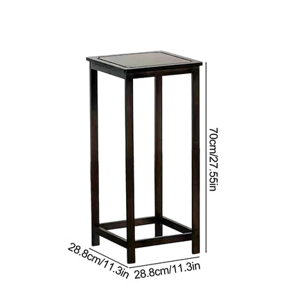 2-Tier Bamboo Plant Stand - Indoor/Outdoor Multi-Plant Holder