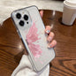 Luxury Gilt Butterfly Shockproof Clear Soft Silicone Phone Case