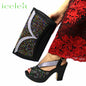 New Design African Women Shoes and Bag Set