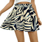 Women's Floral Print Bohemian Shorts with Elastic Waist, Loose Wide Leg, Ruffle Hem