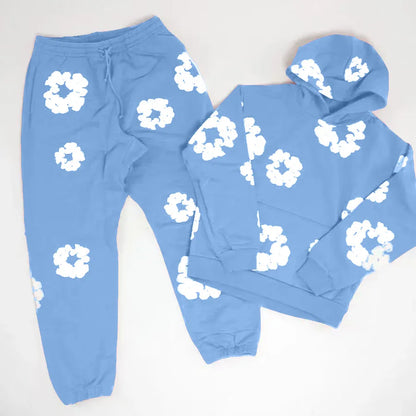 DENIM TEARS Foam Cotton Printed Hoodie