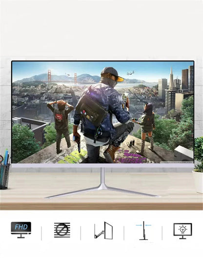 Ultralight Gaming Mouse or 24 Inch Curved Monitor, FHD(1920×1080p) 75HZ Computer Monitors, 178° Wide Viewing Angle PC Monitor