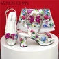 Italian Style Evening Party shoes And Bag Set New