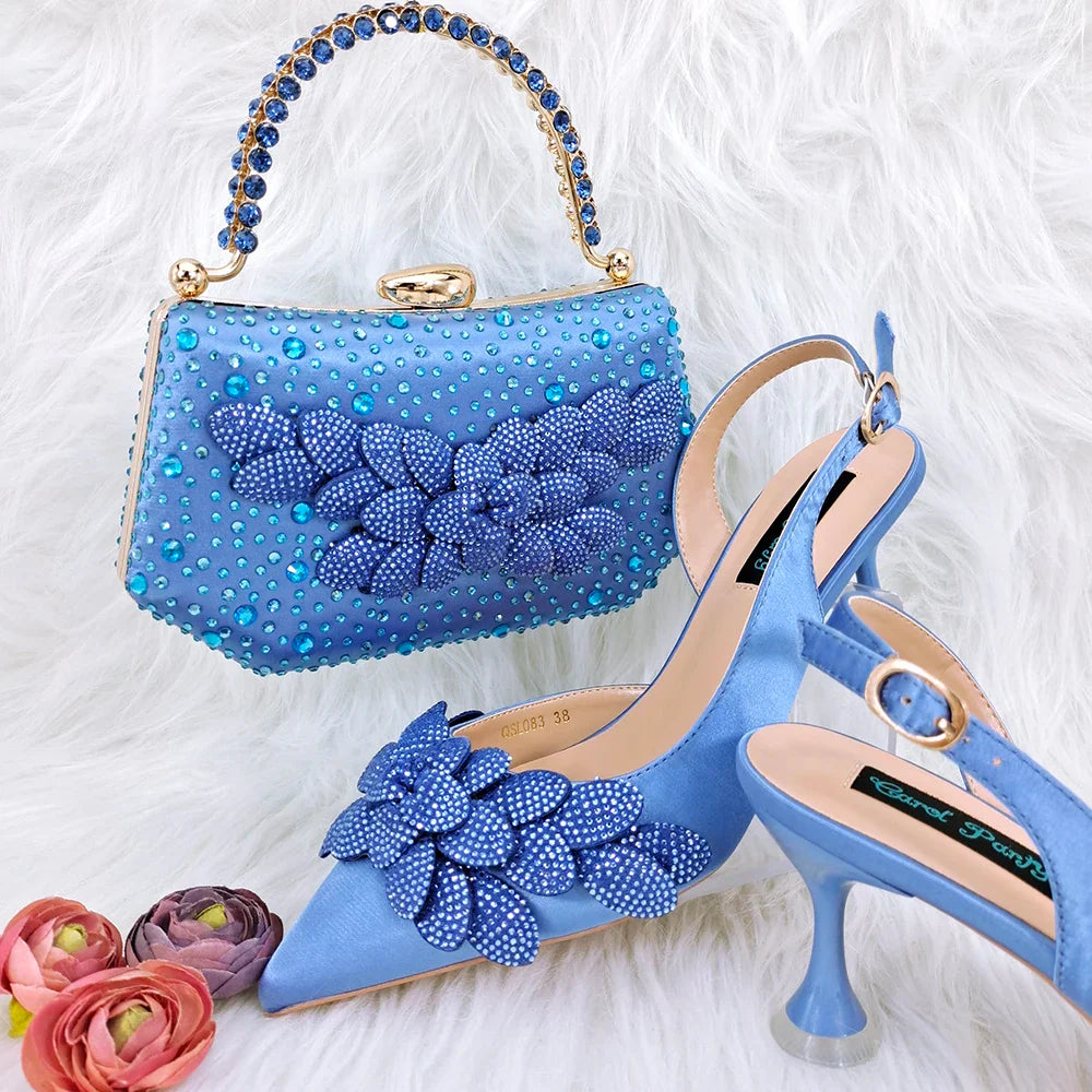 Italian Shoes And Bag Sets For Evening Party HFG1-6