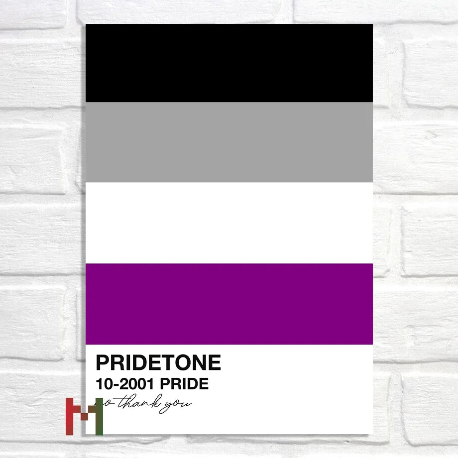 Abstract Pride Art Canvas Print Wall Decor LGBT Home Art
