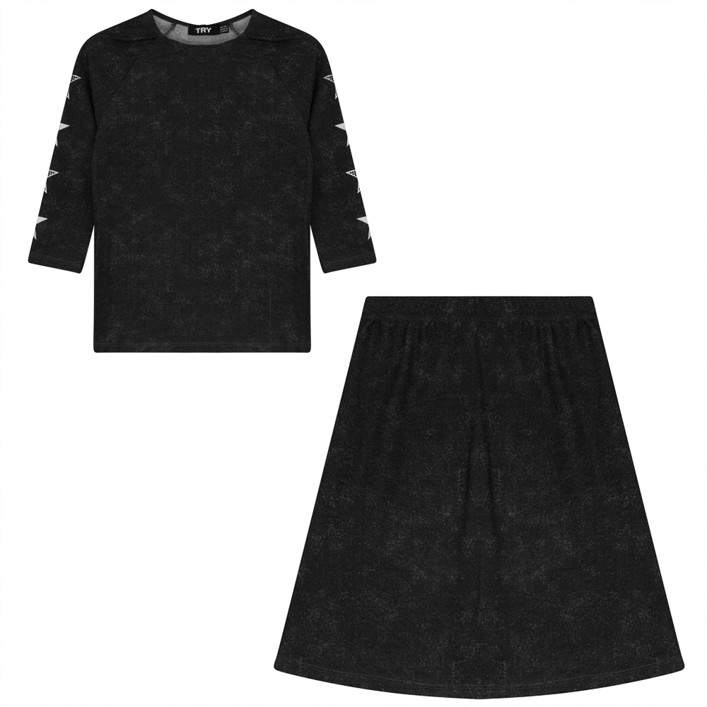 Wash Denim Swim 2 PC Set